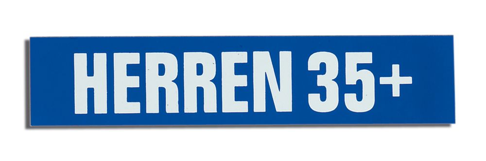 Tennis Magnetic Sign "Men 35+" 30 mm