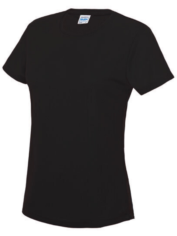 Damen Tee Schwarz