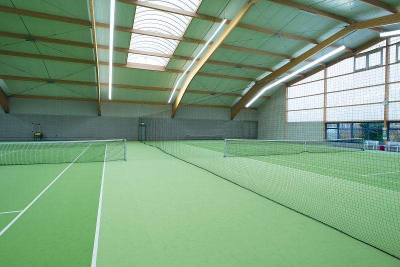 Tenniscourt Standard dividing net green 40x2.5 m complete