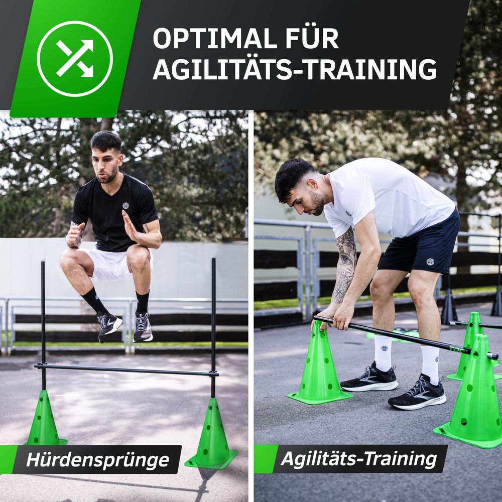 Mehrzweck Dribbling Pfosten Set