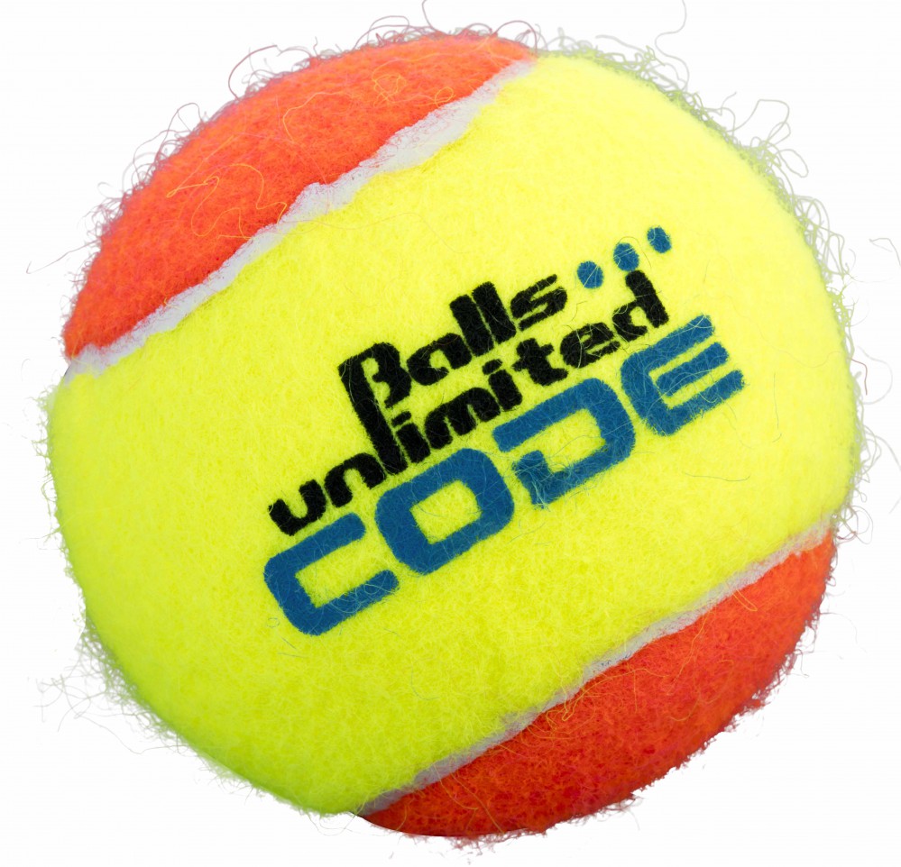 Tennisbälle Code Blue 60er Beutel - Gelb/Orange