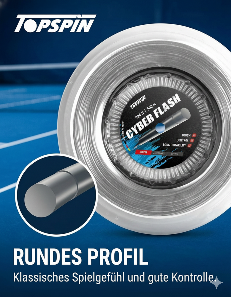 Topspin Cyber Flash Saitenrolle - 220m