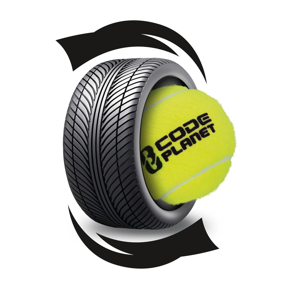 Tennisbälle Code Planet 4er Dose