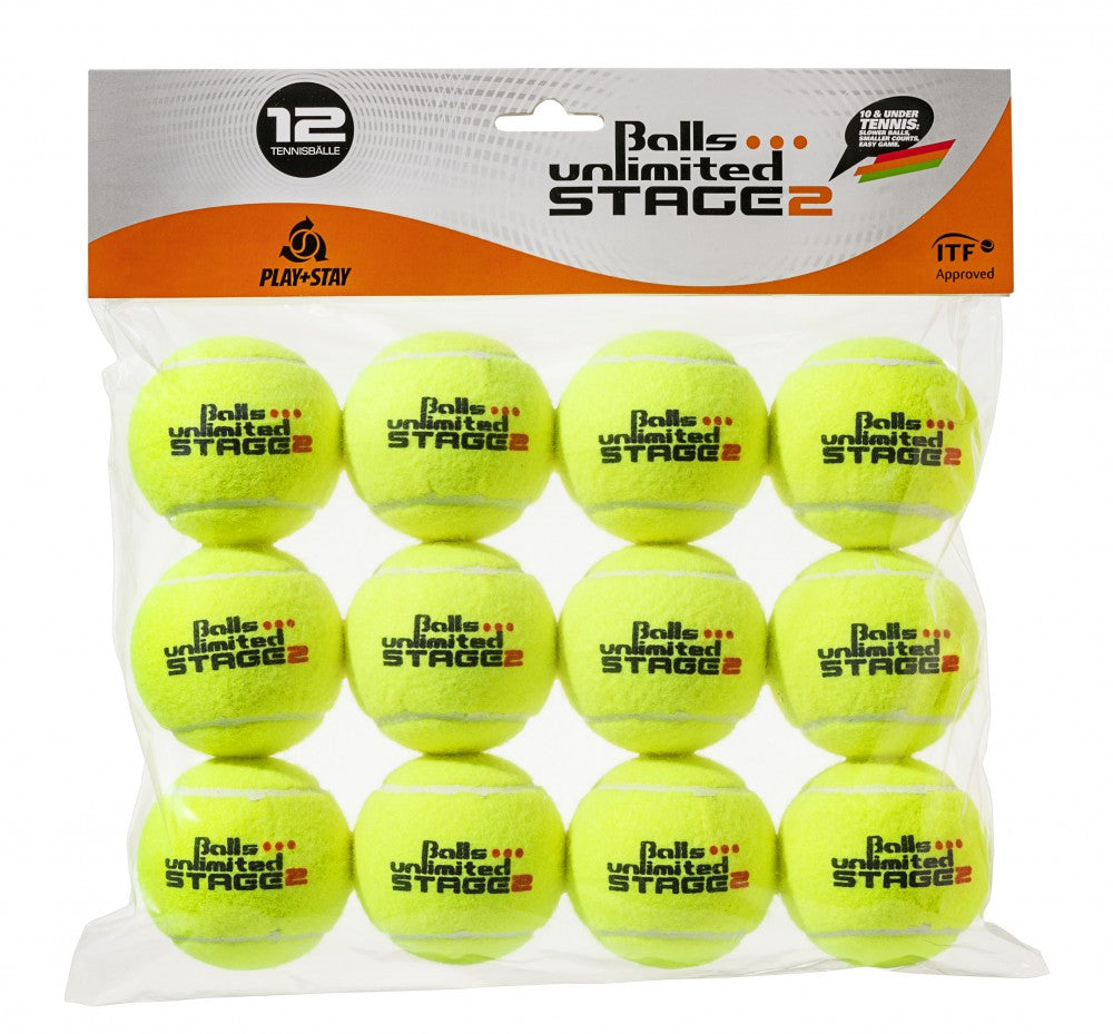 Tennis Balls Stage 2 Tournament Pack of 12