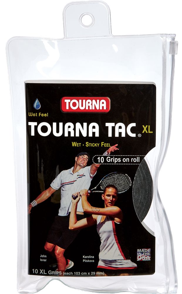 Tennisgriffband Tourna Tac 10er Schwarz