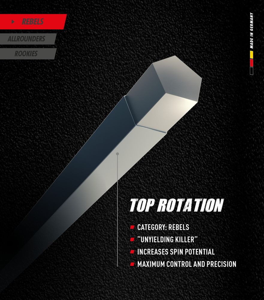 Topspin Top Rotation Saitenset - 12m