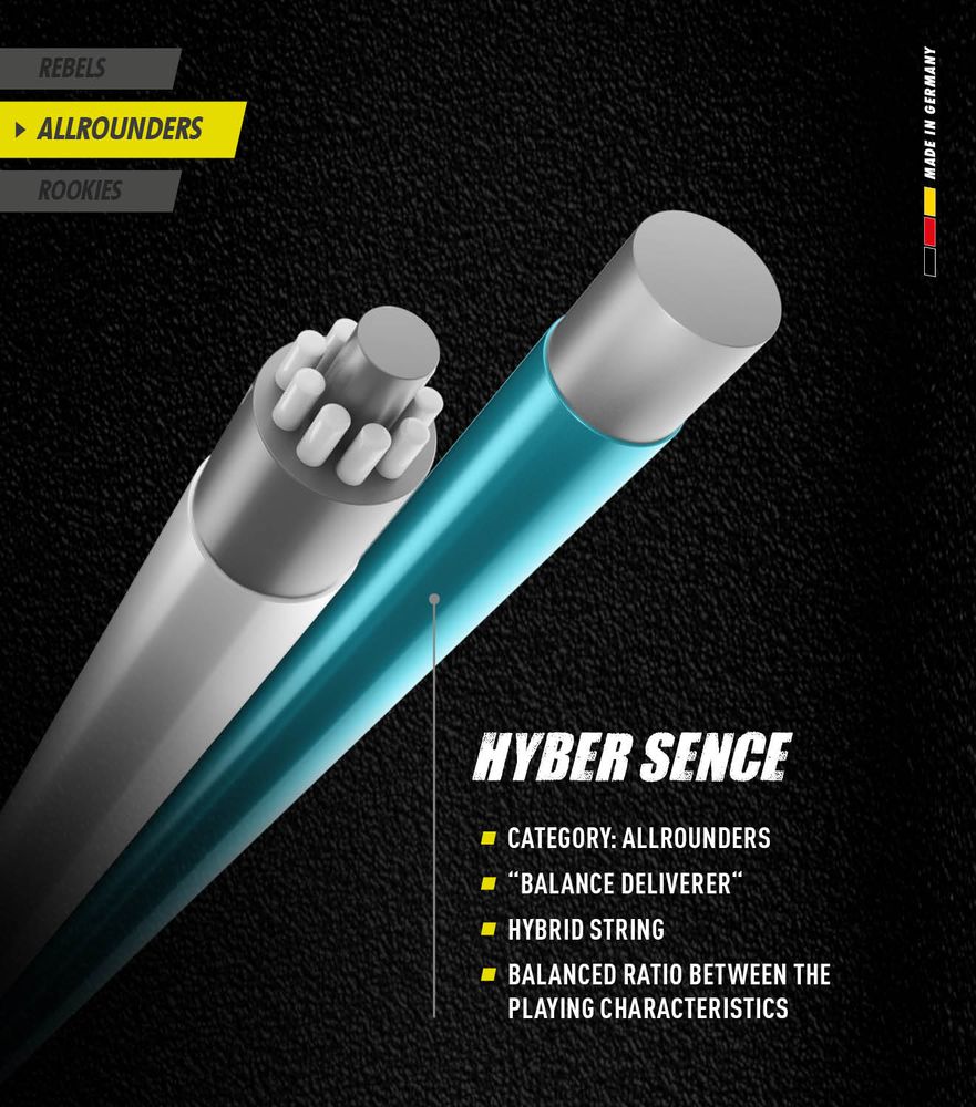 Topspin Hyber Sence Saitenset - 2 x 6m