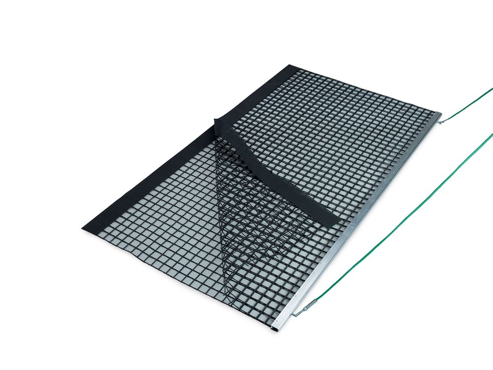 Aluminum drag net, PVC net, double 190x115 cm