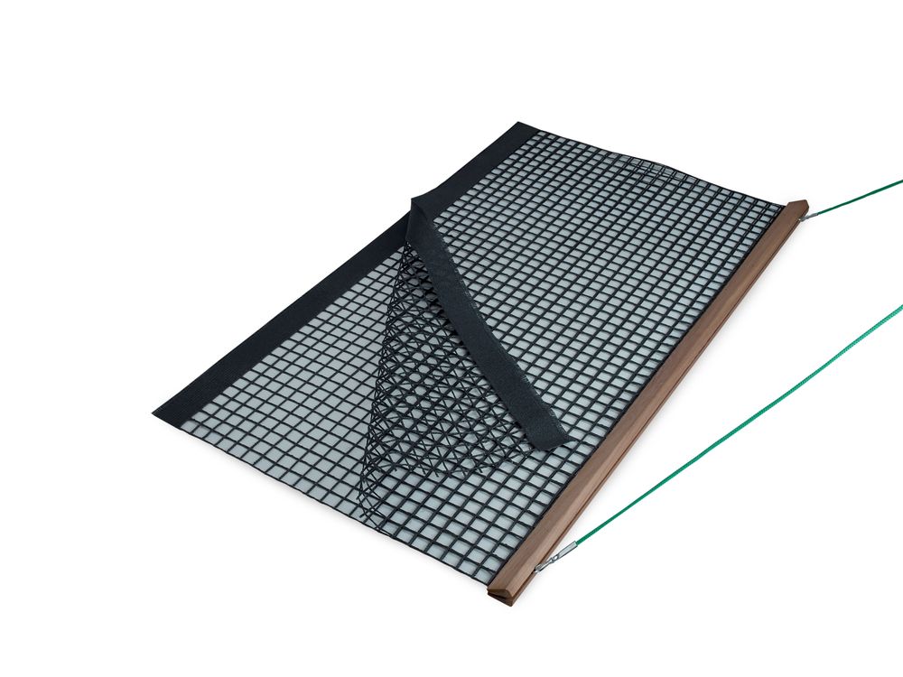 Holz-Schleppnetz PVC doppelt, 190x115 cm