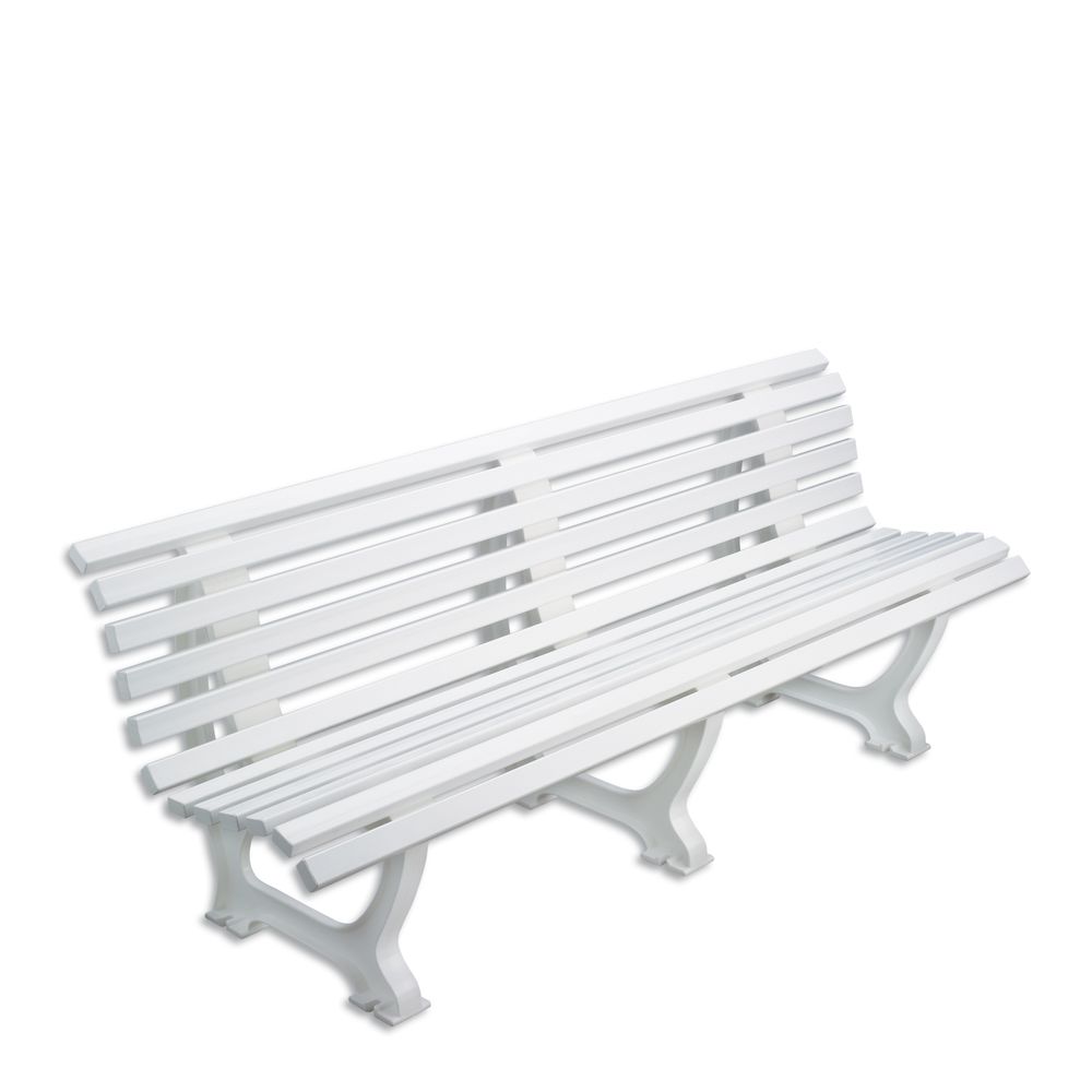 Bench Sindelfingen 200 cm white, weight: 24 kg