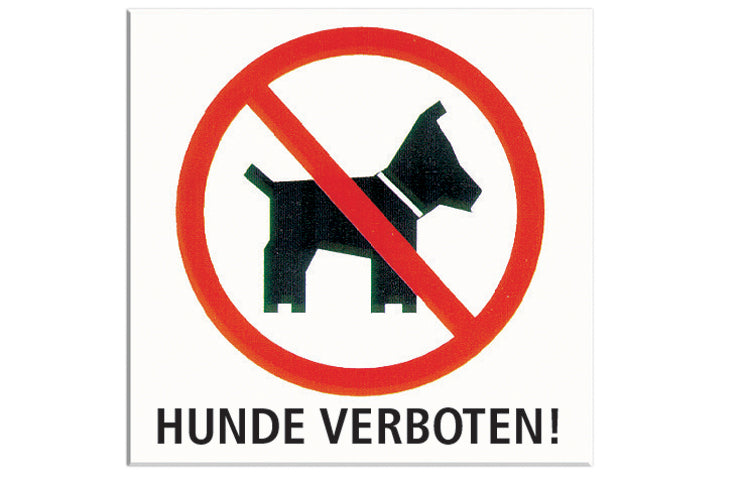 Hundeverbotsschild