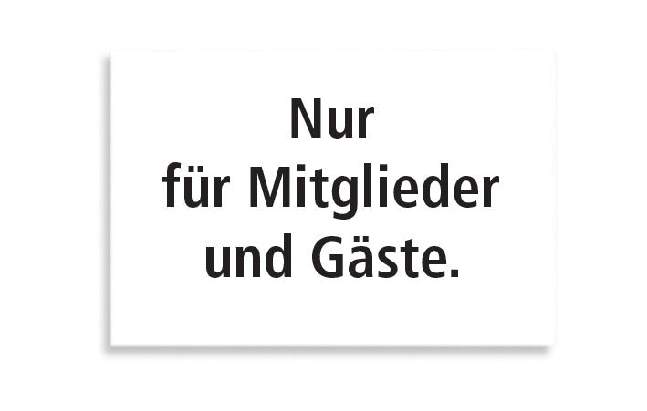 Tennis Court Sign "Members and Guests Only"