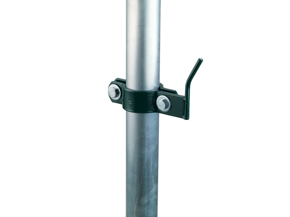 Tennis Court Equipment Holder 60 mm Welded Steel, Green