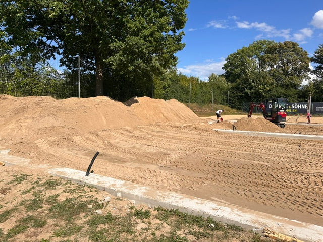 Altenholz Padel-Projekt: Fundament in Vorbereitung