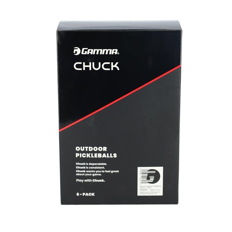 Pickleball-Ball Gamma Chuck Outdoor 6er-Pack