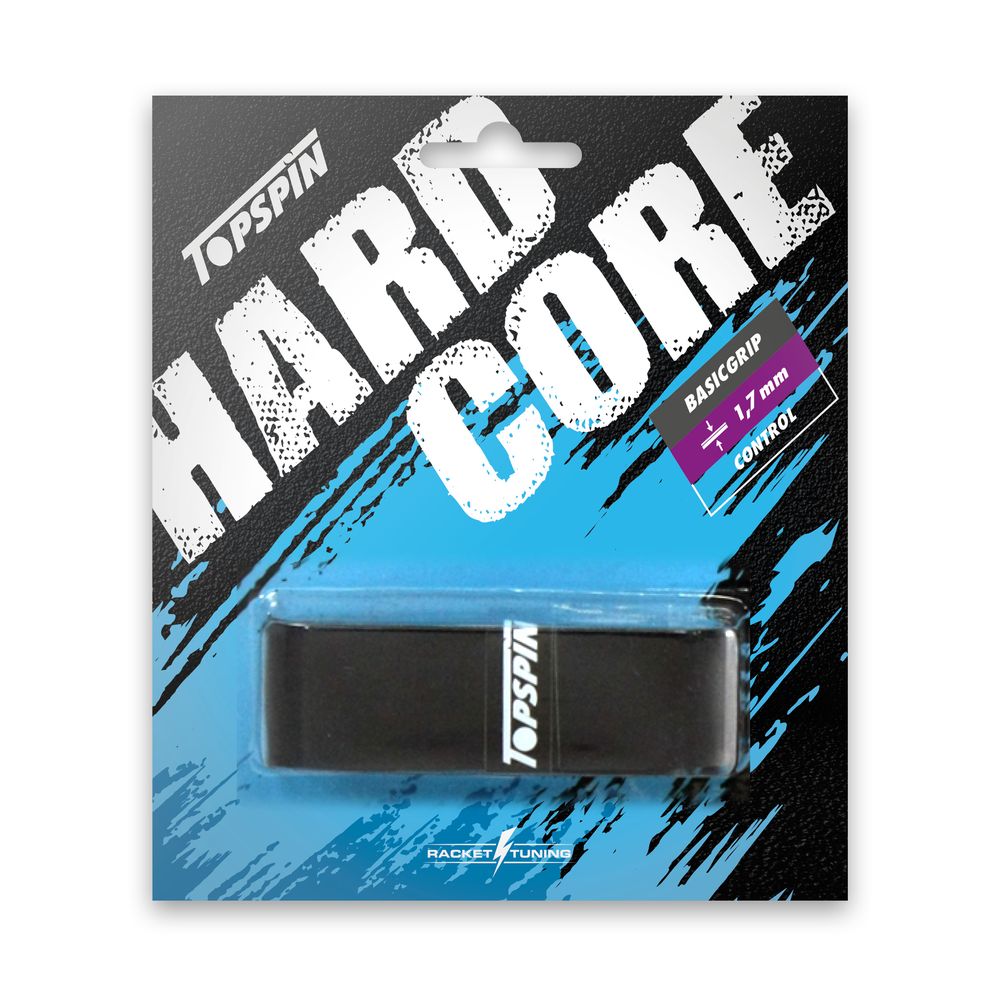Topspin Hardcore Basis-Griffband – Schwarz
