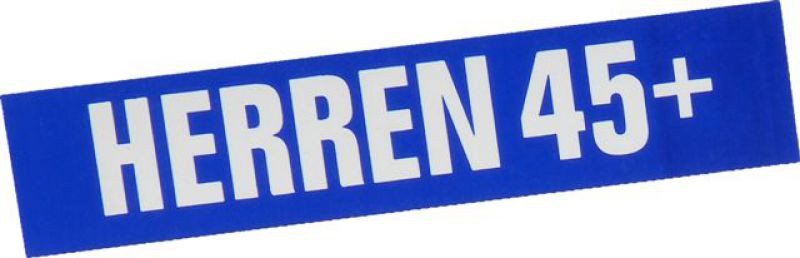 Tennis Magnetic Sign "Men 45+" 30 mm