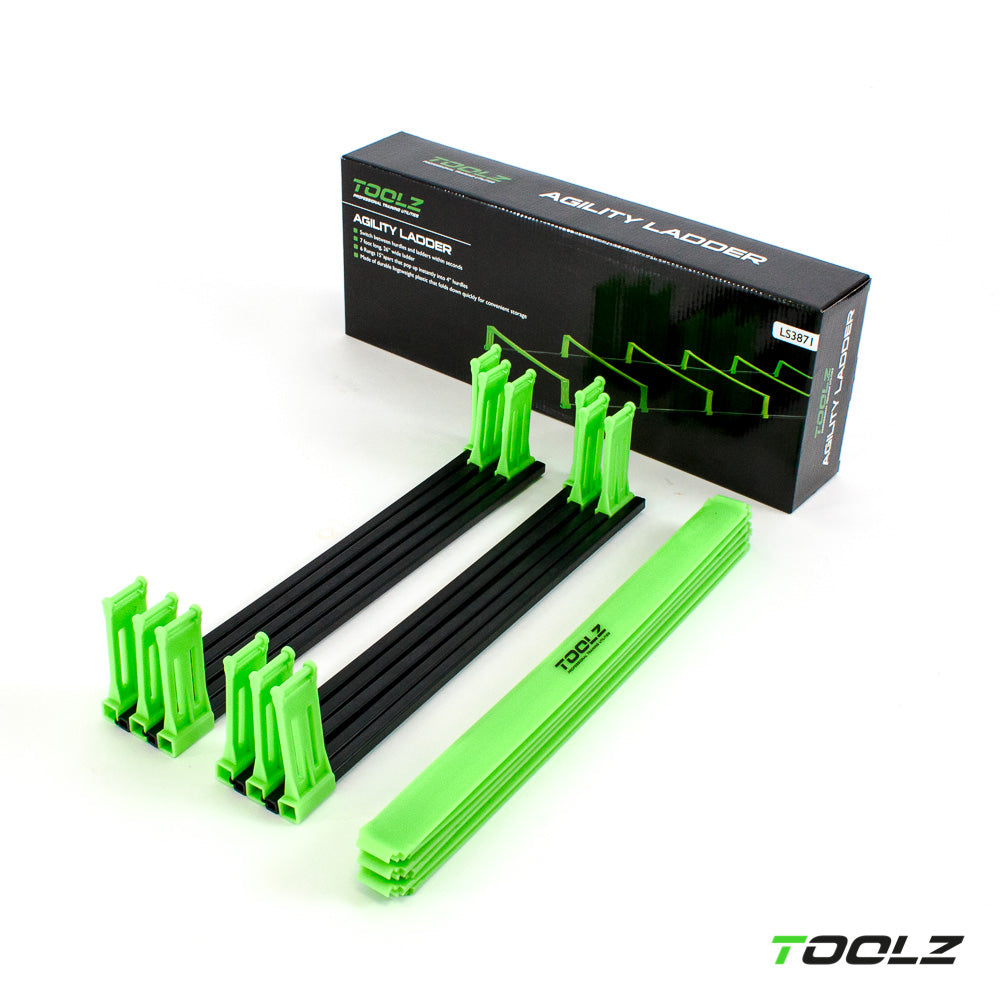 TOOLZ Power Ladder with Hurdles 2m
