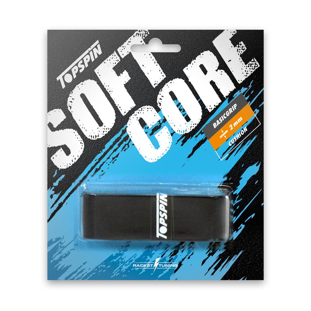 Topspin Softcore Basis-Griffband – Schwarz