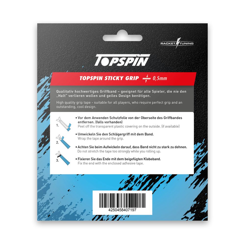 Topspin Sticky Grip - Overgrip - 3er