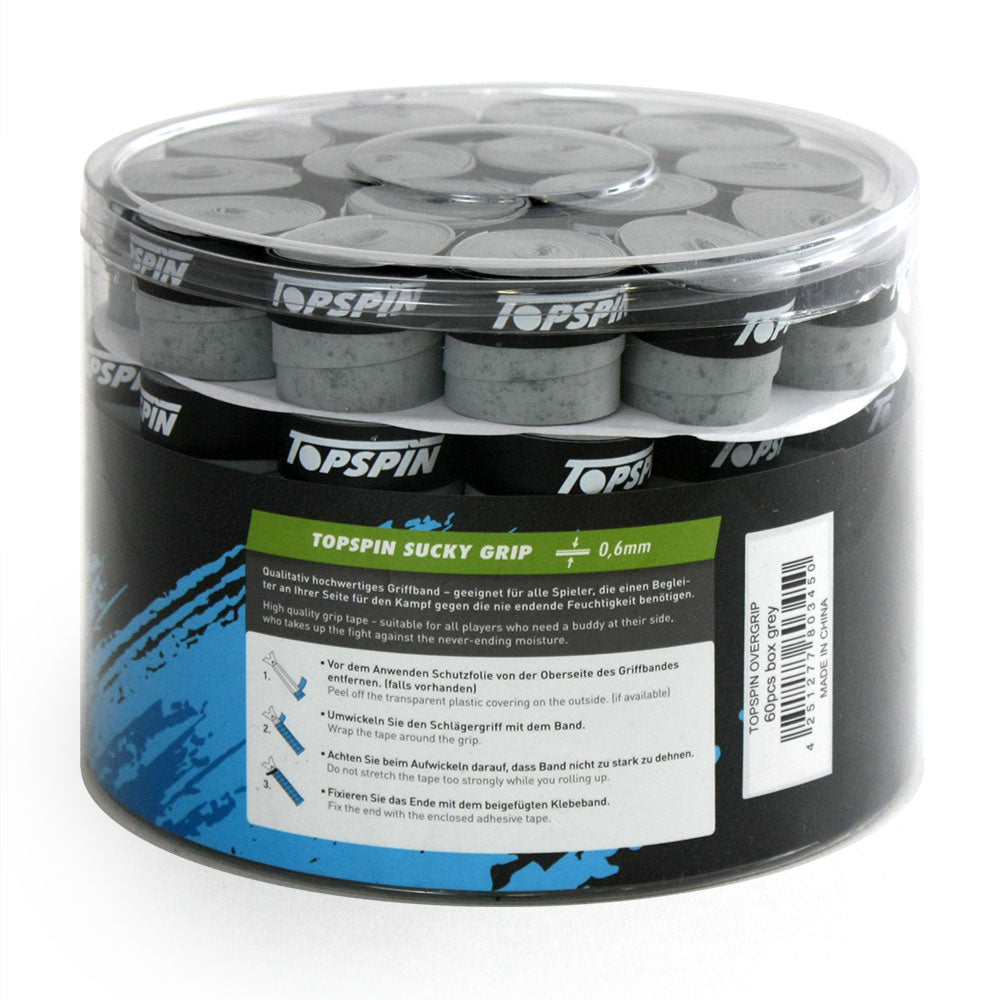 Topspin Sucky Grip 60s 0.6mm - Overgrip - gray