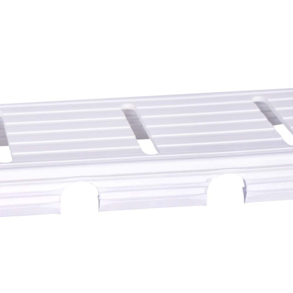 TENNtastic WHITE FLEX 4 – Tennis Line All-In Set 40 mm, with Fixing System, White