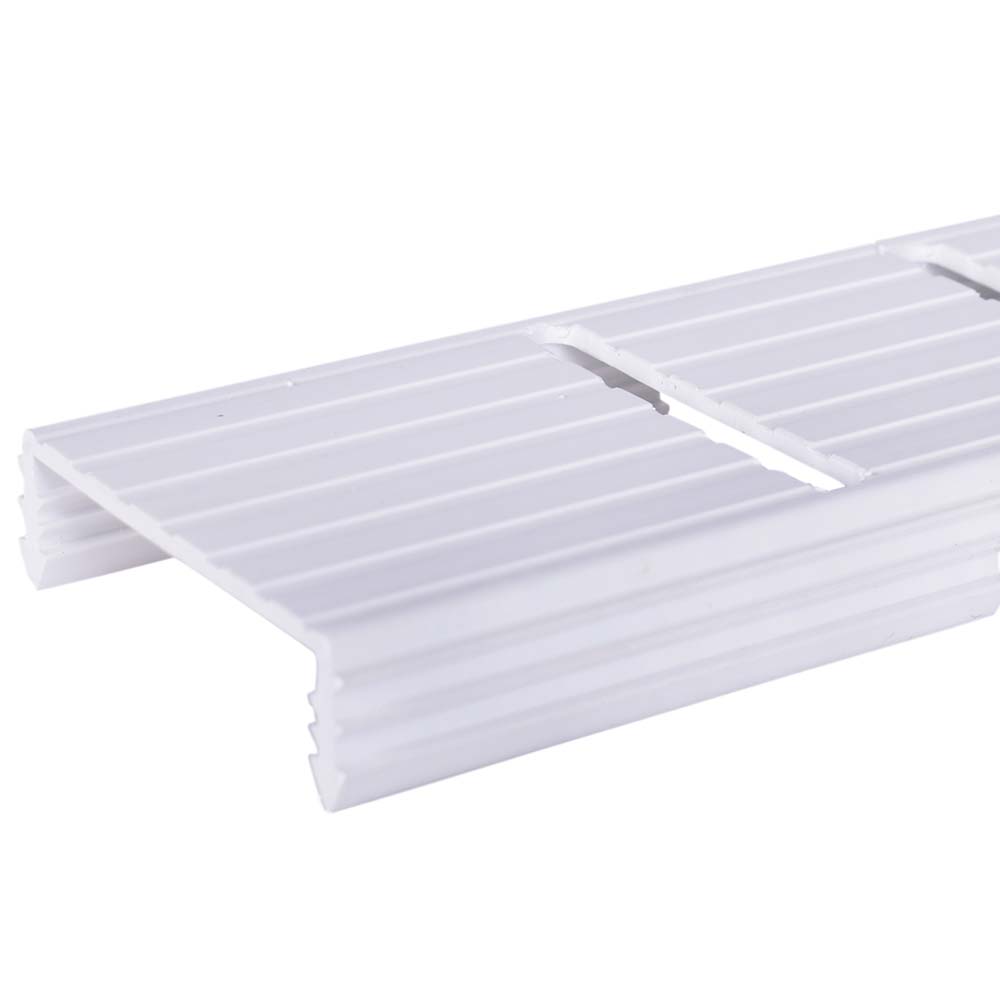 TENNtastic WHITE FLEX 4 – Tennis Line All-In Set 40 mm, with Fixing System, White