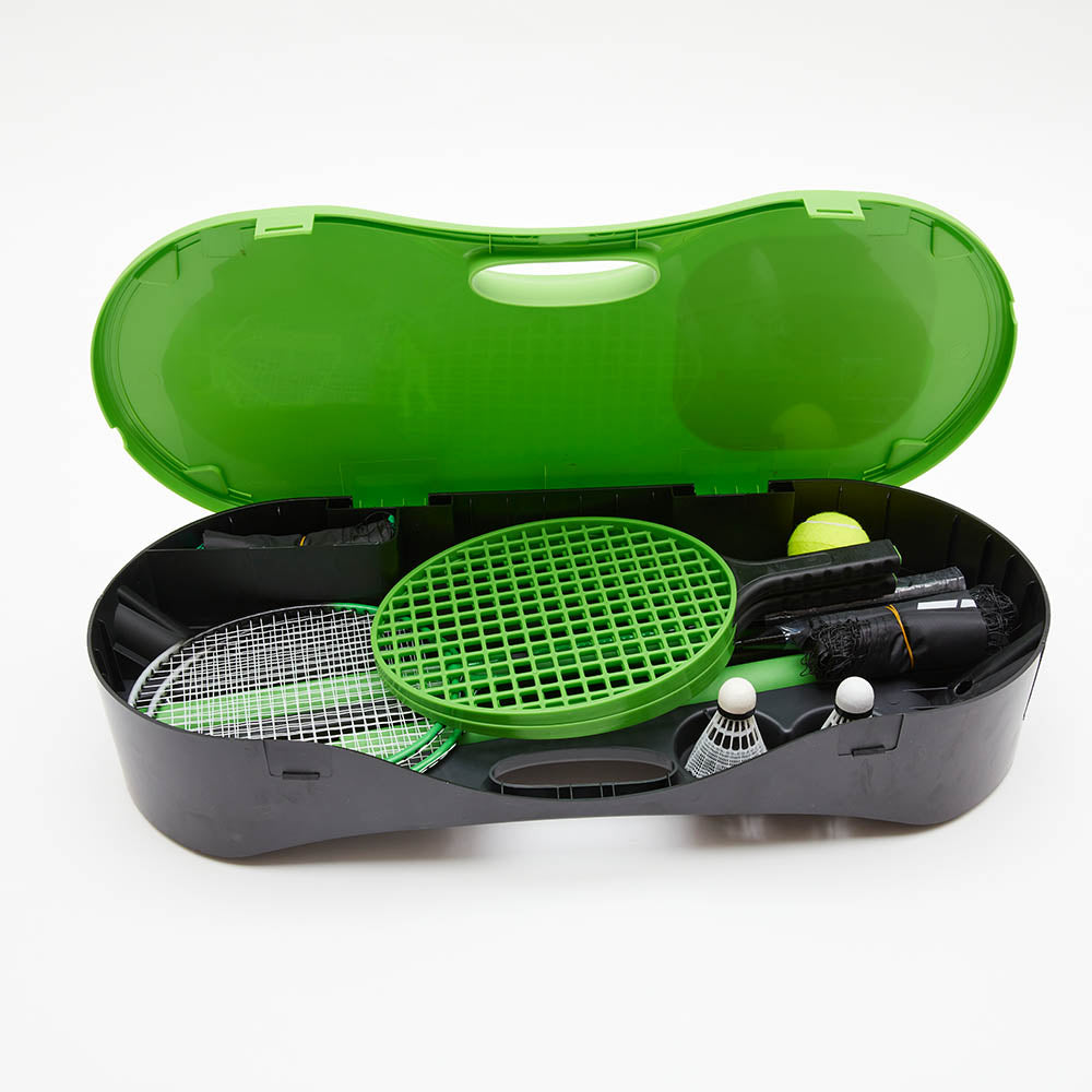Mobiles 2in1 Tennis- & Badmintonnetz