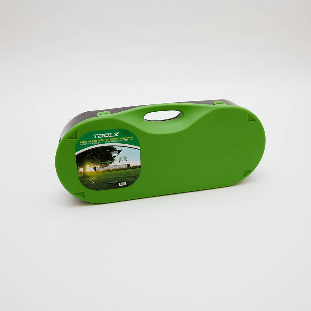 Mobiles 2in1 Tennis- & Badmintonnetz