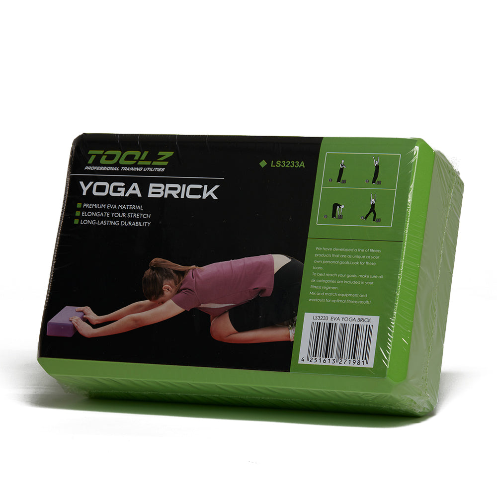 TOOLZ Yoga Block - 2pcs. (made of EVA foam)