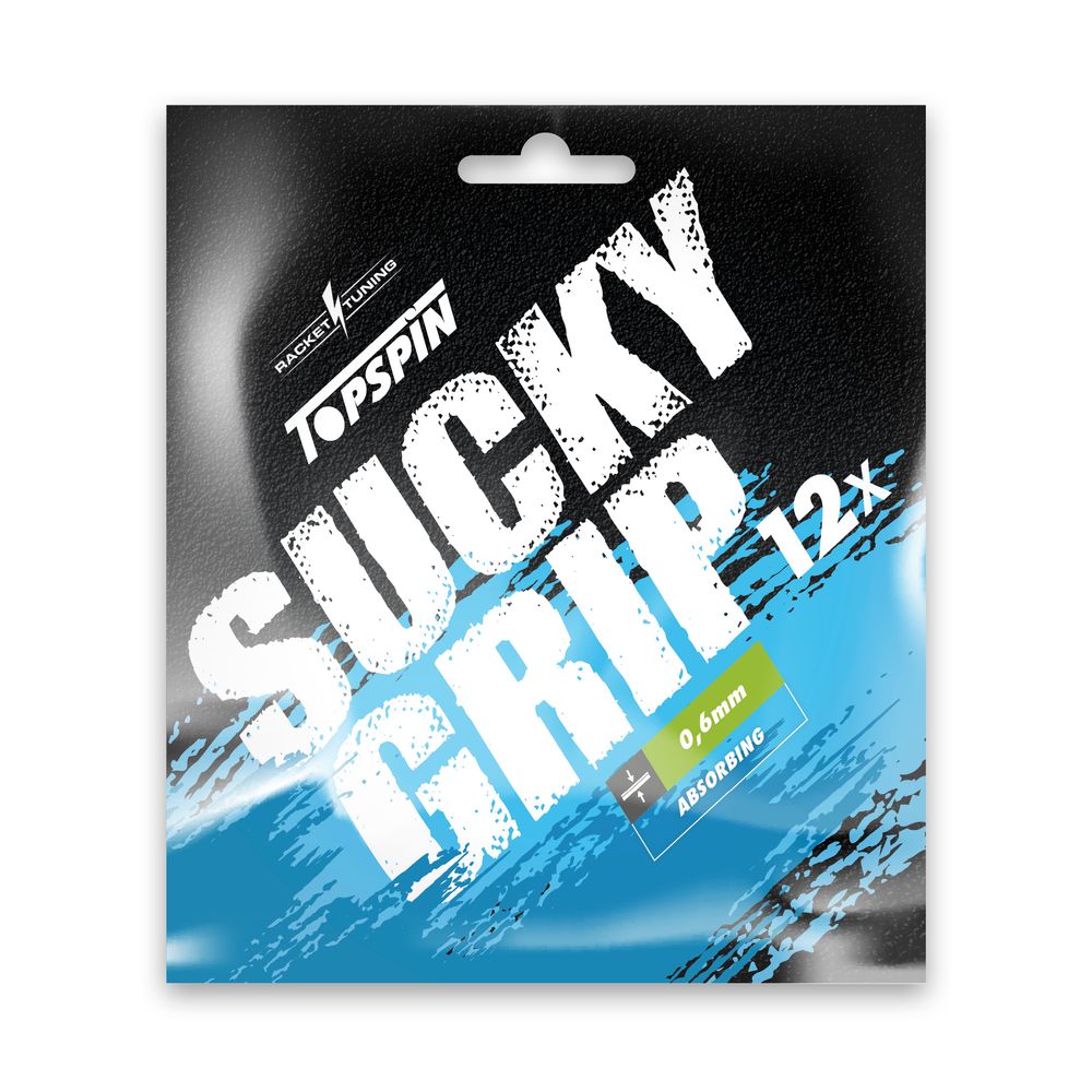 Topspin Sucky Grip - Overgrip - 12er, grau