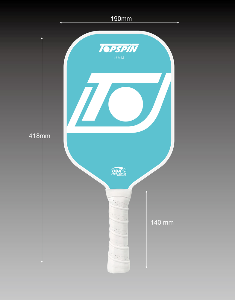 Topspin LED Pickleball Paddle Set ( 2 Rackets - 2 Balls - 1 Carry Bag)