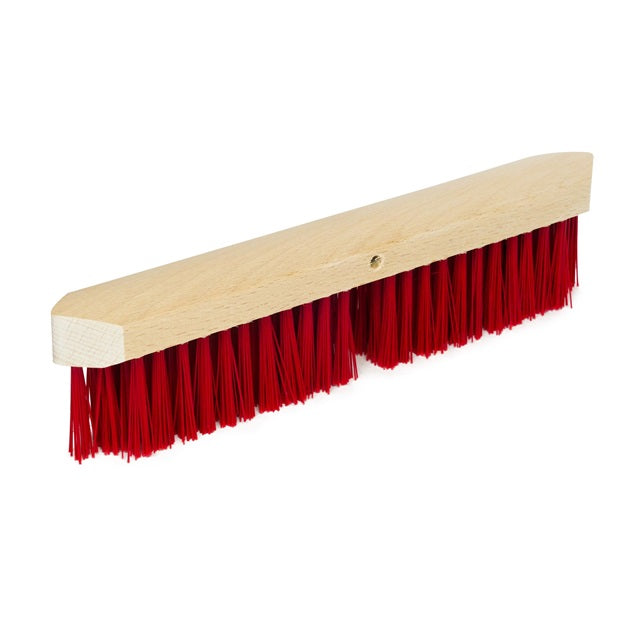Linienbesen Tennis – Rot, spitzes Holz, 25 cm