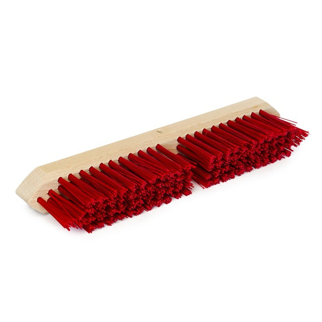 Linienbesen Tennis – Rot, spitzes Holz, 25 cm