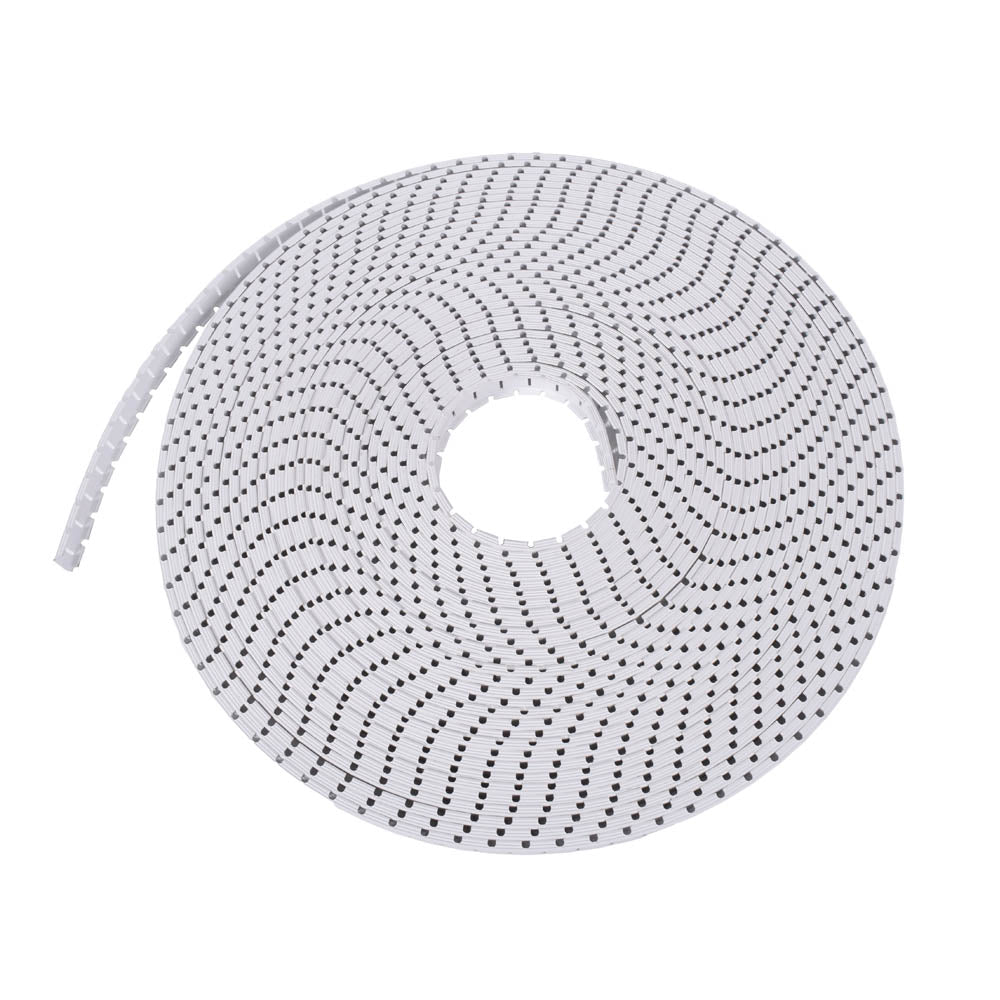 TENNtastic WHITE FLEX Courtkeeper – Tennislinie 50 m Rolle, 4 cm, weiß