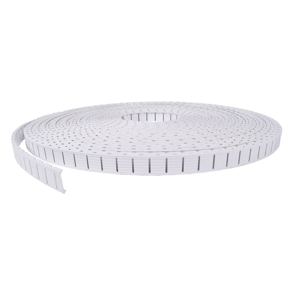 TENNtastic WHITE FLEX Courtkeeper – Tennislinie 50 m Rolle, 4 cm, weiß