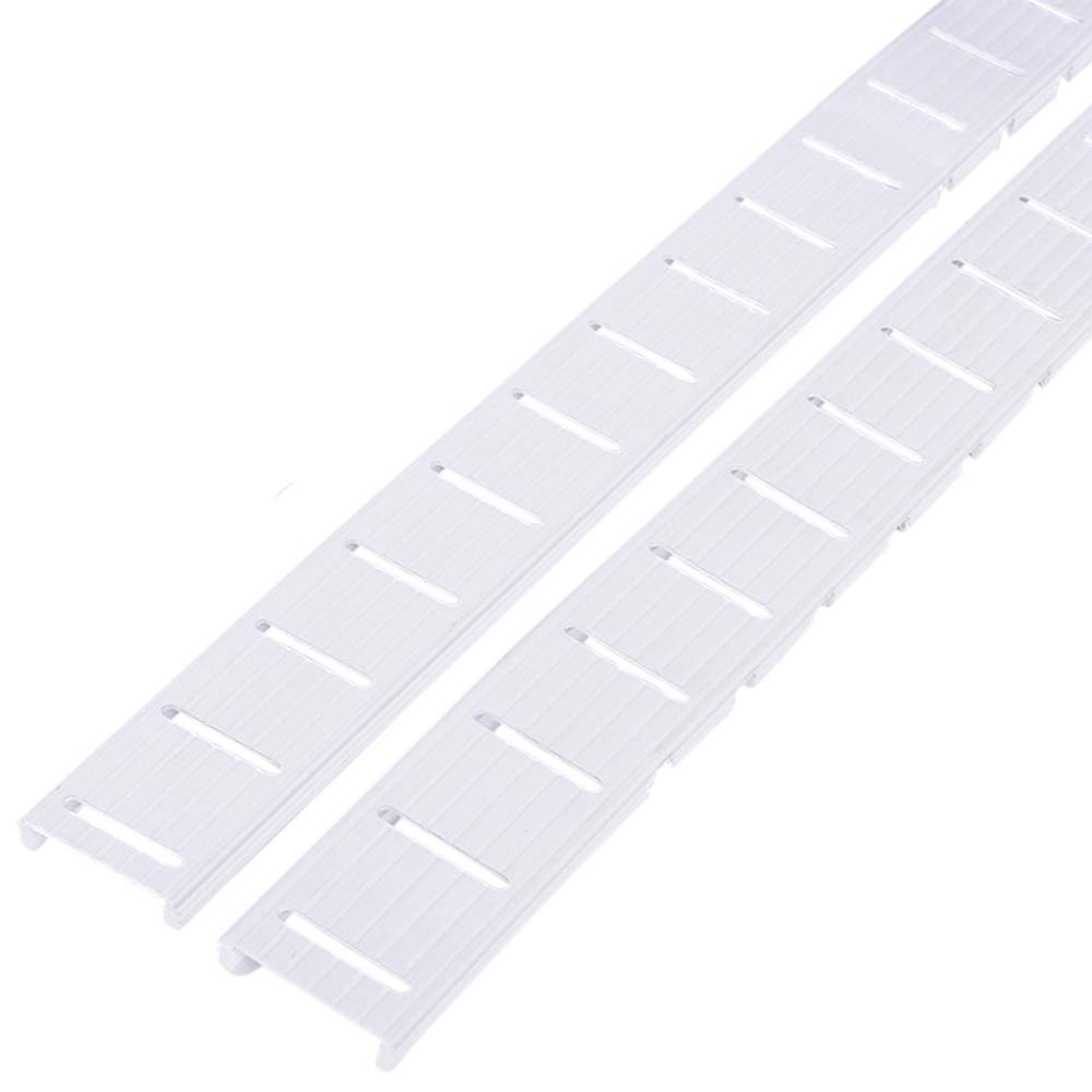 TENNtastic WHITE FLEX 4 – Tennis Line All-In Set 40 mm, with Fixing System, White