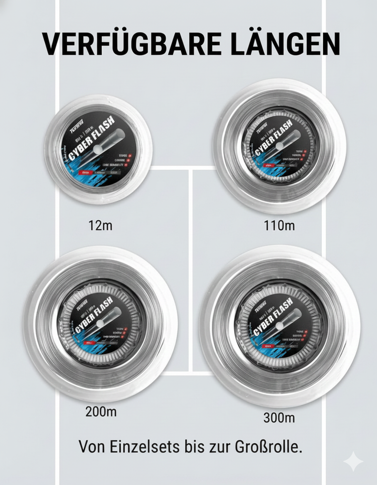Topspin Cyber Flash Saitenrolle - 220m