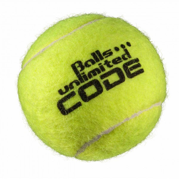 CLUB EDITION - Code Black Tennisbälle 25 x 4er Dosen + GRATIS Topspin Saite, Ballsammelröhre & Griffband