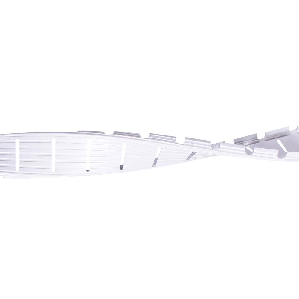 TENNtastic WHITE FLEX 4 – Tennis Line All-In Set 40 mm, with Fixing System, White