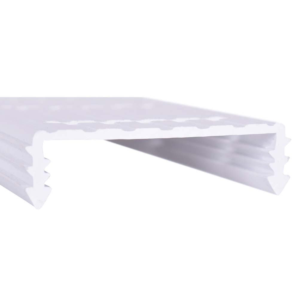 TENNtastic WHITE FLEX 4 – Tennis Line All-In Set 40 mm, with Fixing System, White