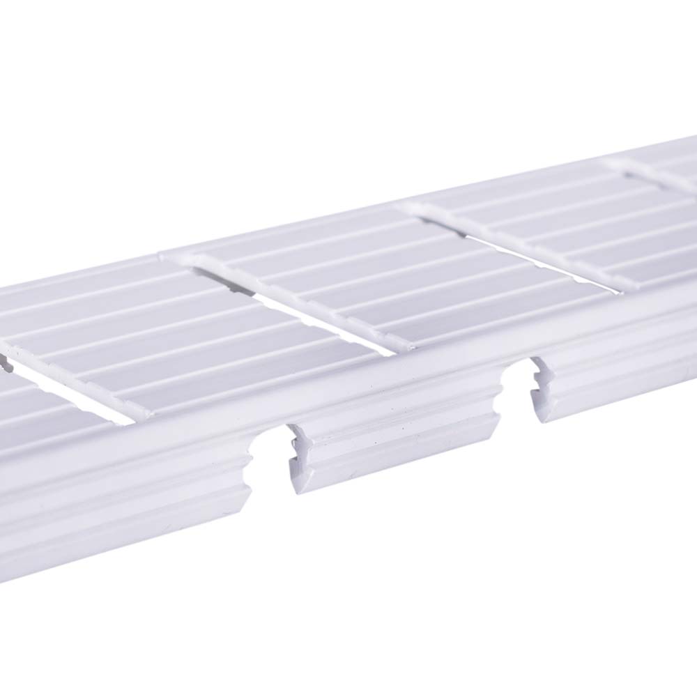 TENNtastic WHITE FLEX 4 – Tennis Line All-In Set 40 mm, with Fixing System, White