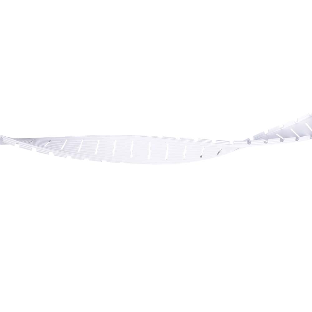 TENNtastic WHITE FLEX 5 – Tennis Line All-In Set 50 mm, with Fixing System, White