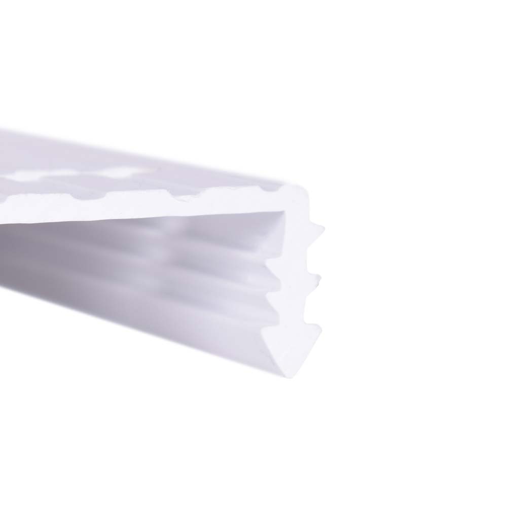 TENNtastic WHITE FLEX 5 – Tennis Line All-In Set 50 mm, with Fixing System, White