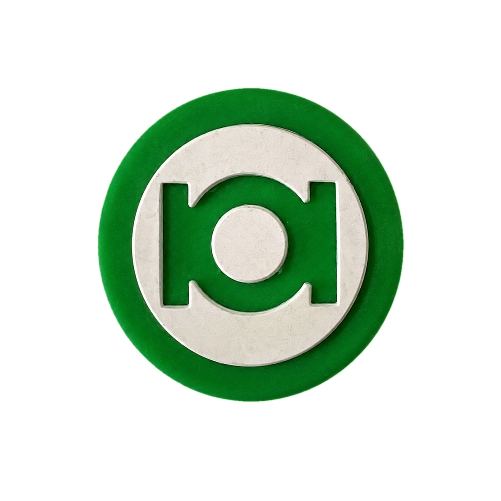 Topspin Tennisdämpfer Kreis Emblem Gruen