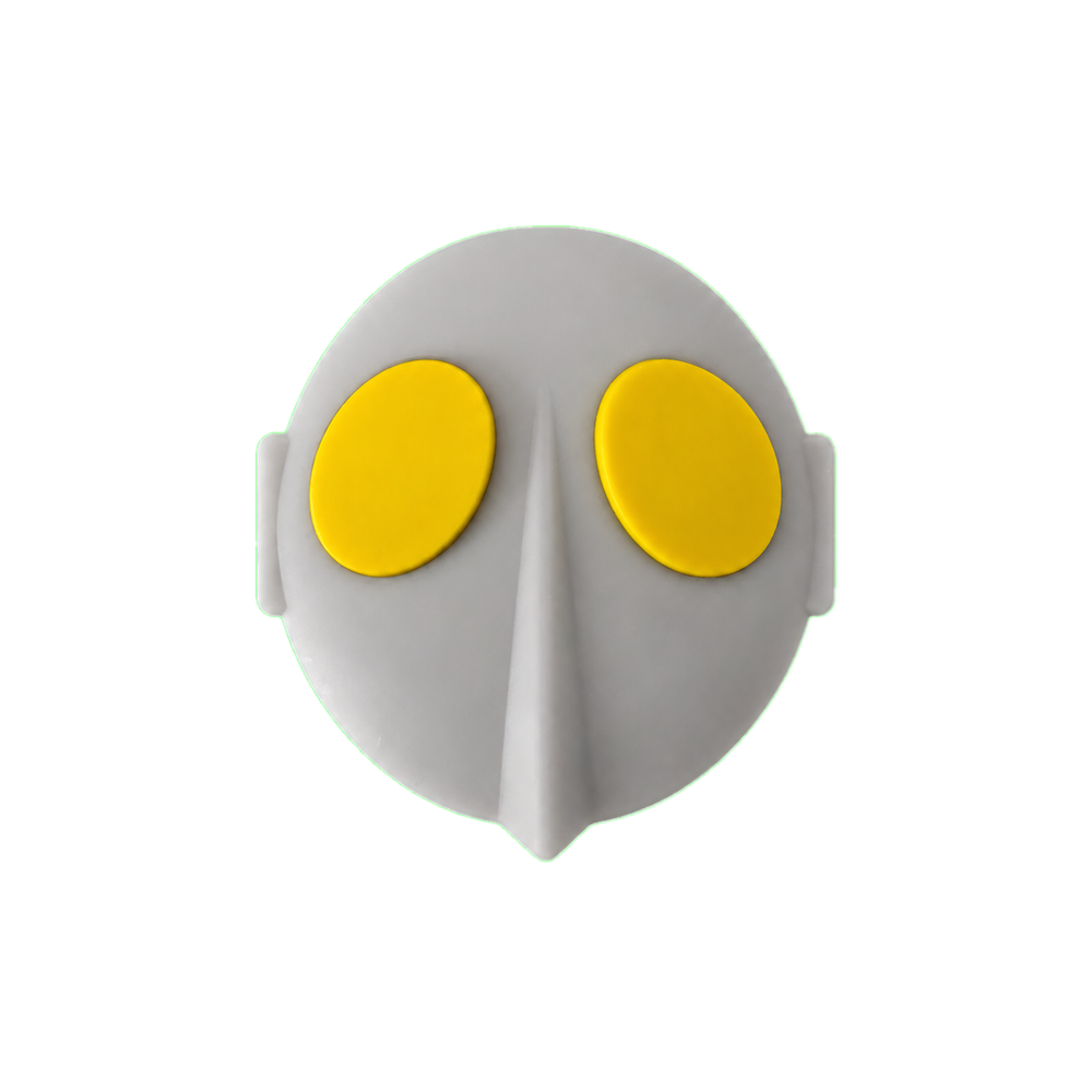 Topspin Tennisdämpfer Maske Grau